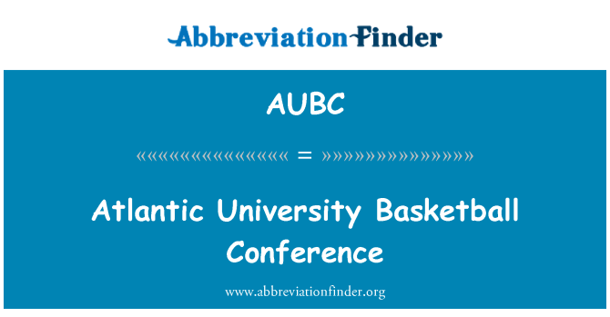 AUBC: Atlantic University Basketball Konferenz