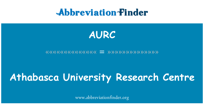 AURC: Centre de recerca de Universitat d'Athabasca