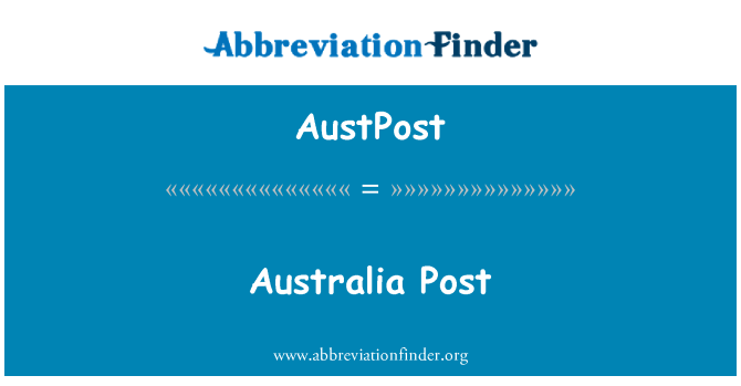 AustPost: Australia Post