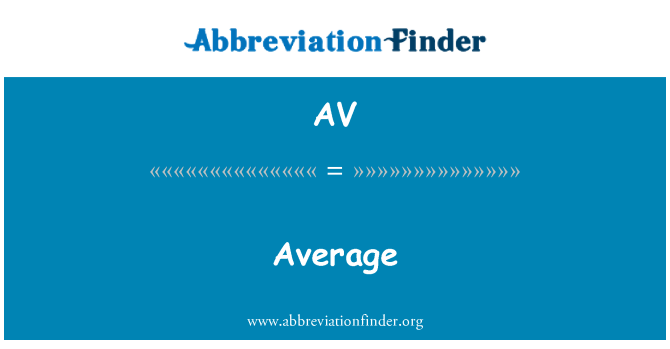 AV: Average