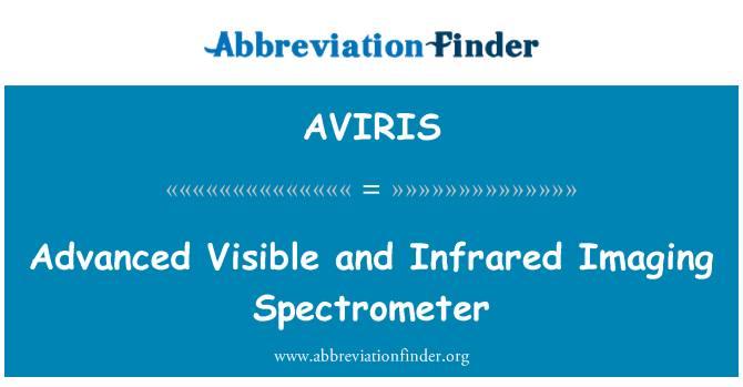 AVIRIS: Išplėstinė šviesos ir infraraudonųjų spindulių vaizdo spektrometras