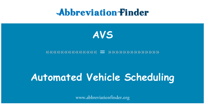 AVS: Plánování automatických vozidel