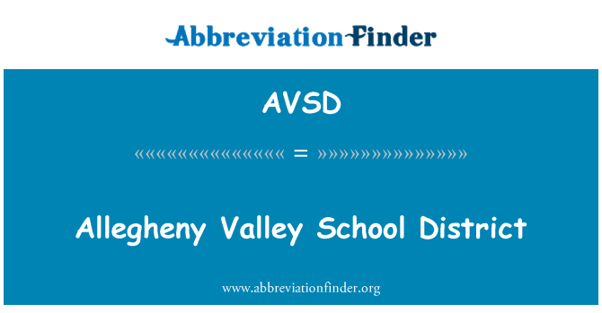 AVSD: Allegheny Valley distri lekòl