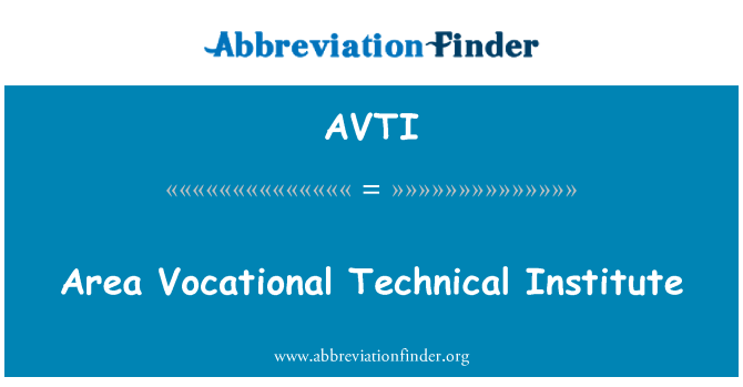 AVTI: Oblasti odborného technického inštitútu