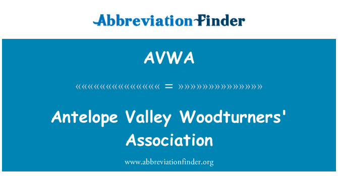 AVWA: Antelope Valley hemmasnickare Association