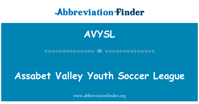 AVYSL: Assabet Valley Youth Soccer League