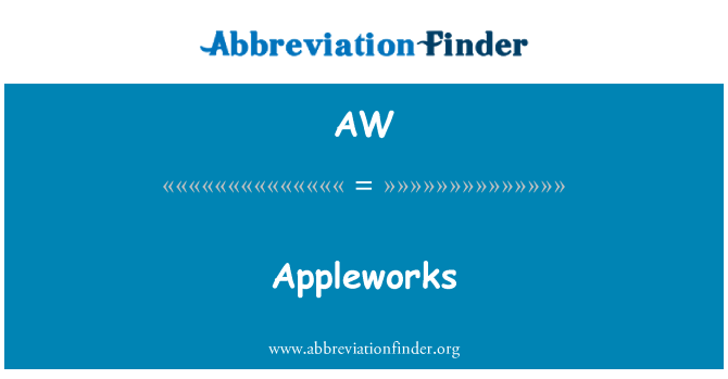 AW: Appleworks