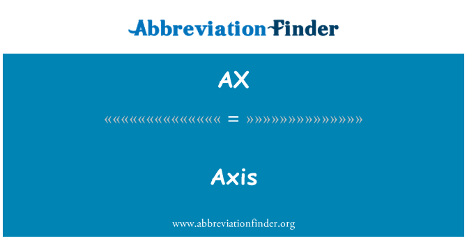 AX: محور