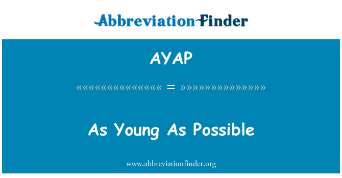 AYAP: جوان ممکن است