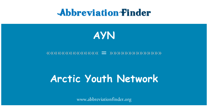AYN: Xarxa de joventut de l'Àrtic