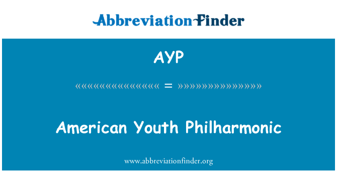 AYP: American Youth Philharmonic