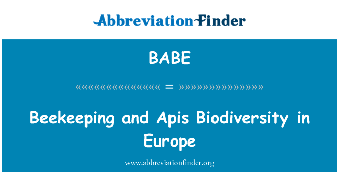 BABE: Bienenzucht und Apis Biodiversität in Europa