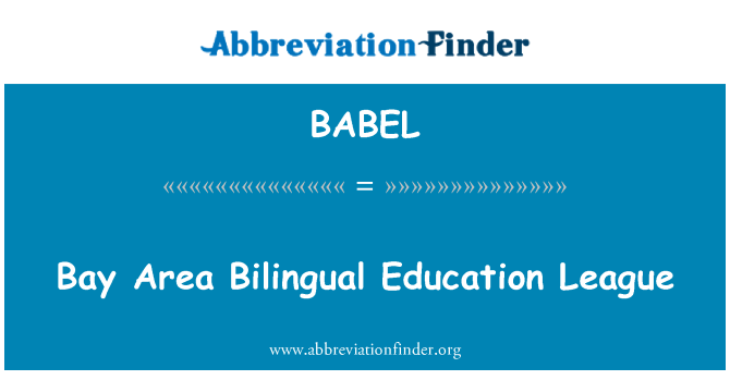 BABEL: Área da Baía liga de educação bilíngue