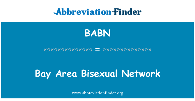 BABN: Zaliv biseksualci omrežja