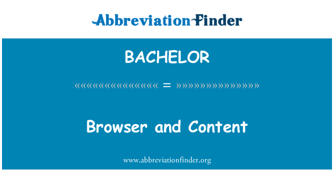 BACHELOR: Browser dan konten