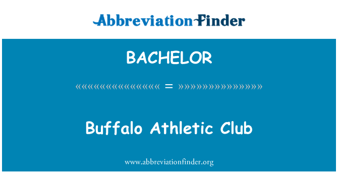 BACHELOR: Club Athletic tal-buflu