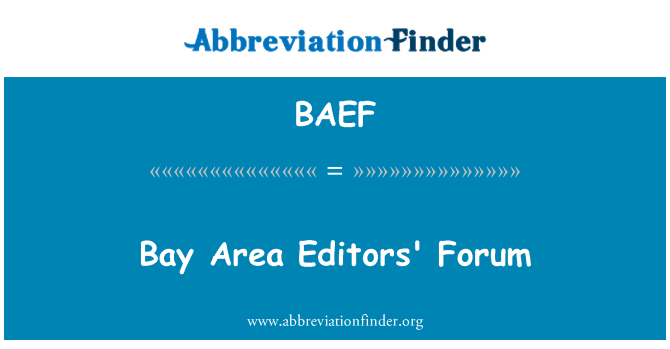 BAEF: Foròm zòn nan bè Éditeurs yo