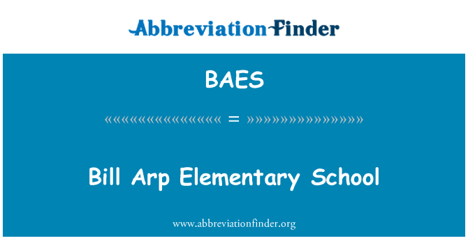 BAES: Bill Arp grunnskole