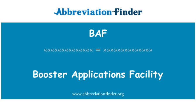 BAF: Booster aplikací zařízení