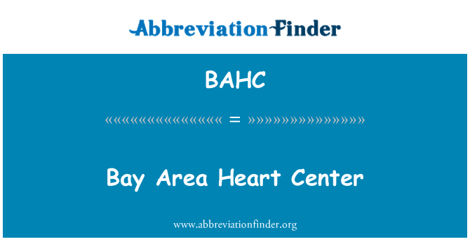 BAHC: Bay oblast srdeční centrum