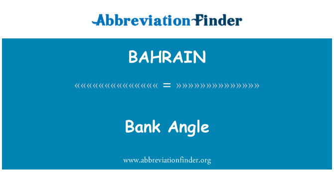 BAHRAIN: Banka úhel