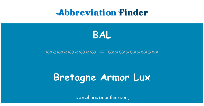 BAL: Bretagne Armor Lux