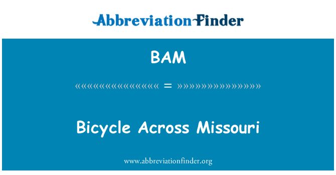 BAM: Fahrrad in Missouri