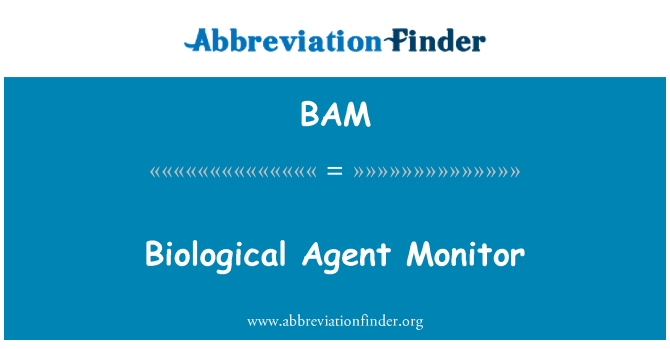 BAM: 生物代理監視器