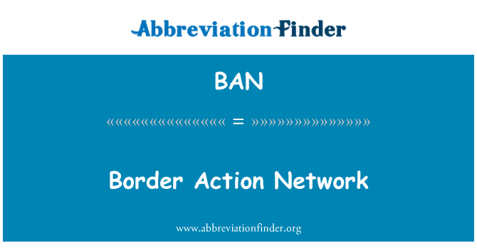 BAN: Grens Action Network