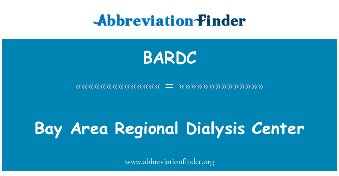 BARDC: Bay området Regional Dialysis Center