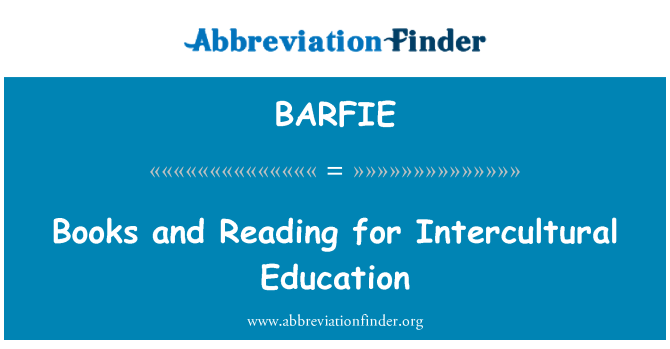BARFIE: Kotba u l-qari għall-edukazzjoni interkulturali