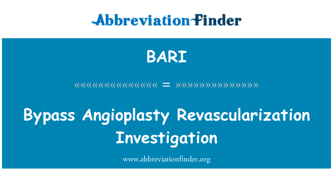 BARI: Vynechání angioplastika revaskularizace šetření