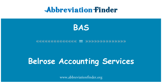 BAS: بالروسی اکاؤنٹنگ کی خدمات