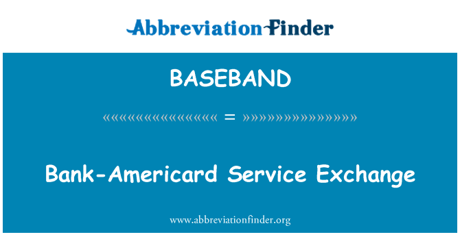 BASEBAND: Wymiany walut banku Americard