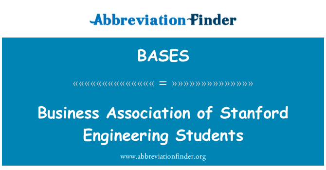 BASES: Business Association of Stanford Engineering Students