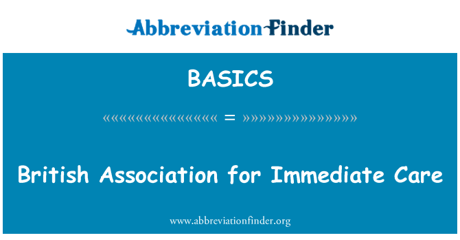 BASICS: British Association for directe zorg
