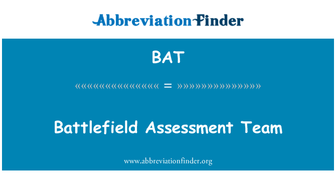 BAT: Schlachtfeld Prüfteam