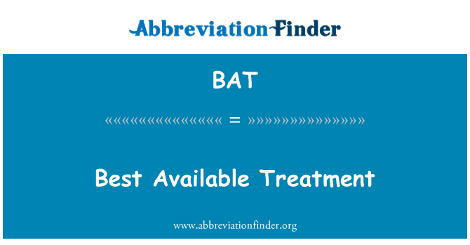 BAT: Millor tractament disponible