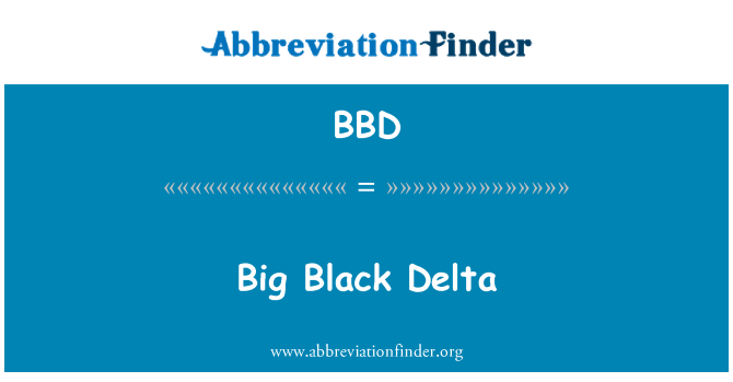 BBD: Id-Delta kbira sewda