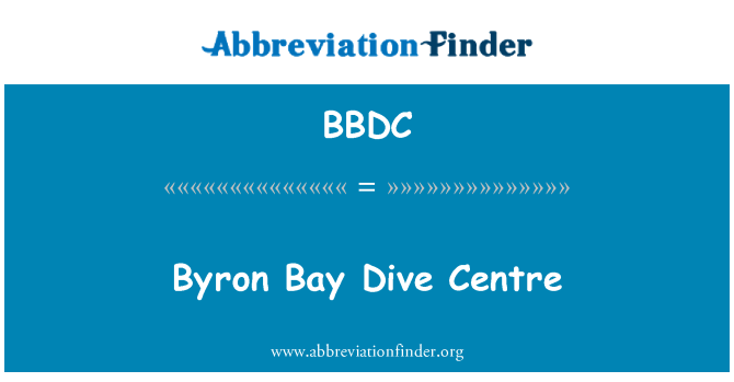 BBDC: Byron Bay plonje sant