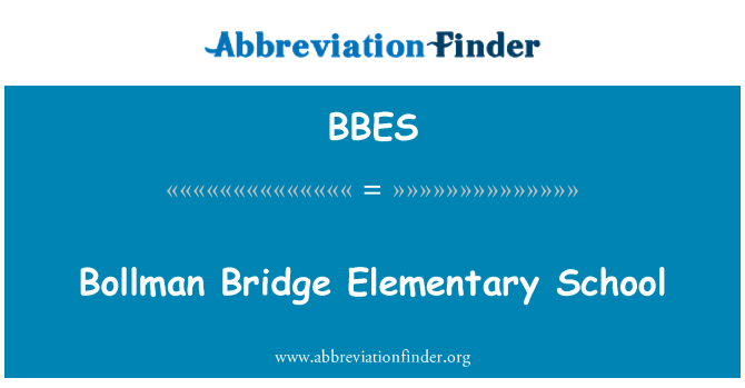 BBES: Bollman Bridge grundskola