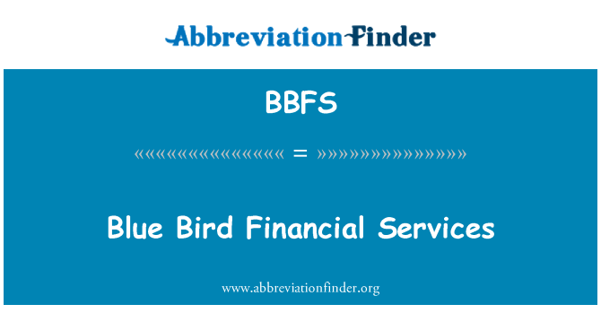 BBFS: Sèvis finansye ble zwazo