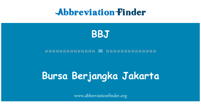 BBJ: Bursa Berjangka Jakarta