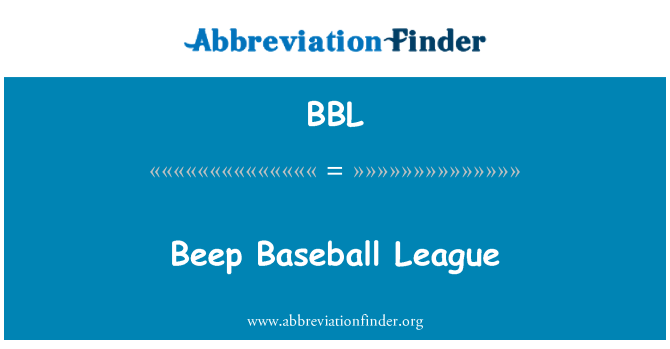 BBL: ลีกเบสบอลบี๊บ