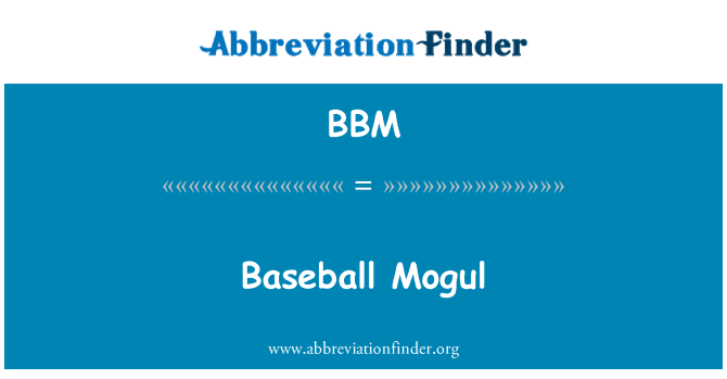 BBM: เบสบอล Mogul