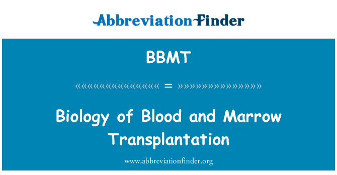 BBMT: Biologi av blod og benmarg transplantasjon