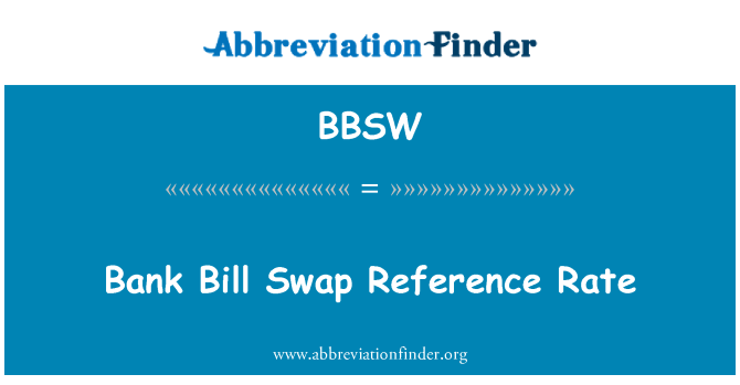 BBSW: Bank Bill Swap Reference Rate