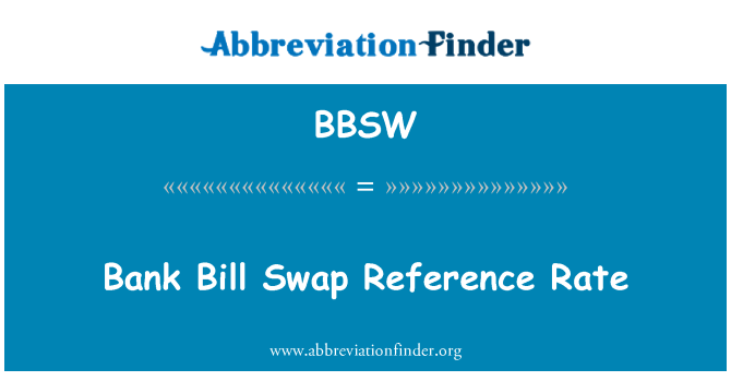 BBSW: Bank Bill Swap referanserente