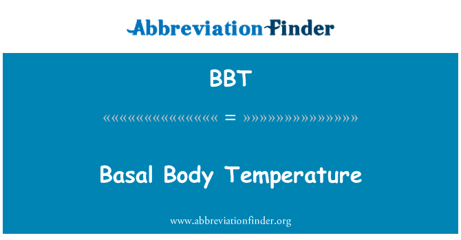 BBT: Temperatura corporea basale