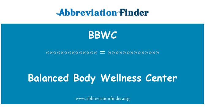 BBWC: Centre de bien-être corps équilibré